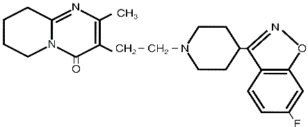 Risperidone molecule