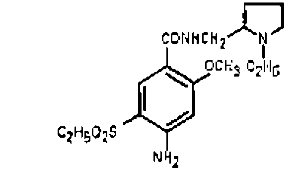 Chemical Structure of Amisulpride